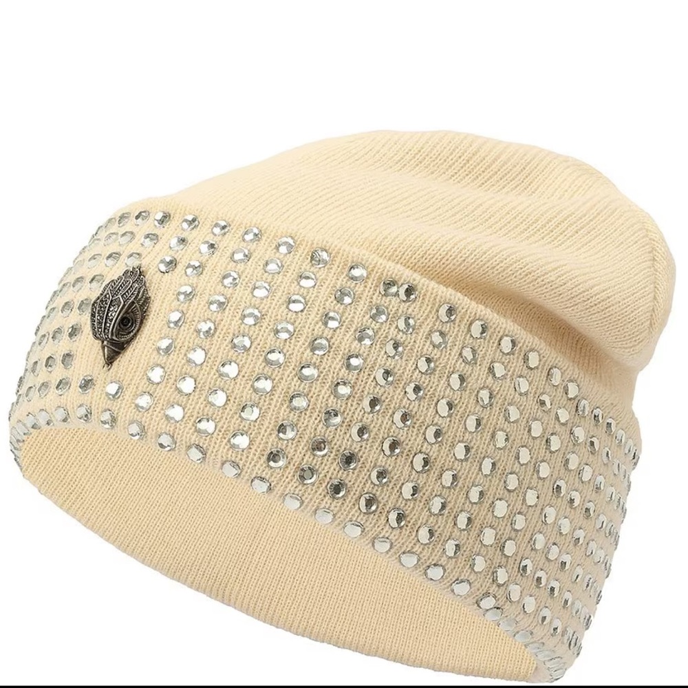Kurt Geiger Crystal Cuff Beanie